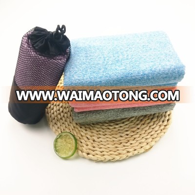 China Super absorbent Suede microfiber travel/sports/camping towel