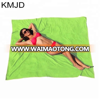 Promotional woven suede Microfiber quick dry blanket