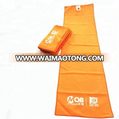 OEM custom logo absorbent microfiber sports towel